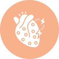 Myocardial Thin Line Design vector