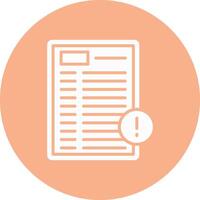 Notice Sharp Edge Symbol vector