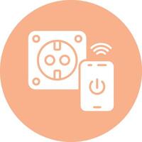 Socket Flat Styled Symbol vector