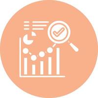 Statistical Sleek Graphic Mark vector