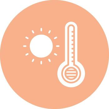 Temperature Abstract Web Element vector