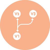 Version Control Playful Line Icon vector