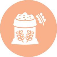 Wheat Clean Shape Symbol vector