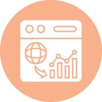 Web Analytics Web Interface Symbol vector