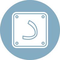 Arabic Language Frame Icon vector