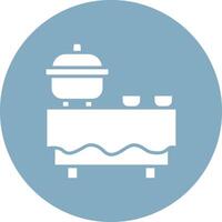 Buffet Smooth Gradient Icon vector
