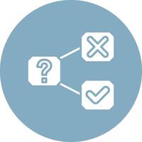 Check Shadowed Icon Style vector