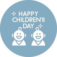 Childrens Day Modular UI Graphic vector
