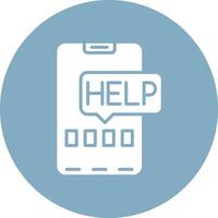 Help Minimalist Graphic vector