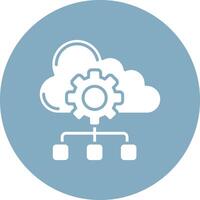 Hosting Stylish App Element vector