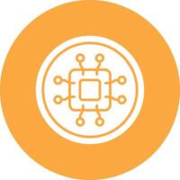 Ic Chip Responsive Icon Badge vector