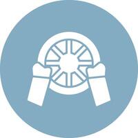 Driving Minimalist Graphic vector