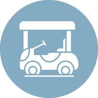 Golf Cart Cool Tone vector