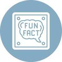 Fun Fact Neatly Crafted vector
