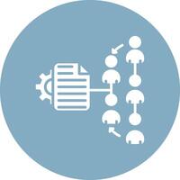 Project Management Functional Icon Art vector