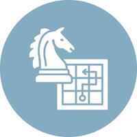 Knight Functional Flat Style vector