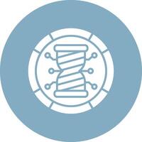 Latency Handcrafted Digital Icon vector