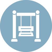 Swing Flat Line Drawing vector