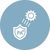 Sun Protection Soft Shadow Design vector