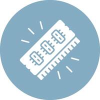 Random Access Memory Outlined App Visual vector