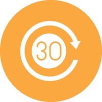 30 Days Dynamic Web Illustration vector