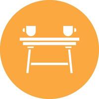 Coffee Table Muted Tone vector