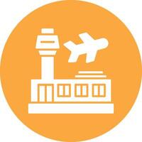Airport Line Style Symbol vector