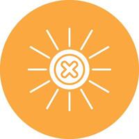 Rejected Line Style Symbol vector