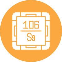 Seaborgium Simple Line Sketch vector