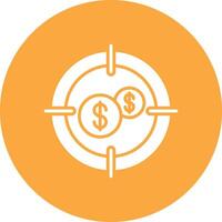 Target Digital UI Element vector