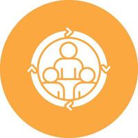 Teamwork Minimal Concept Visual vector