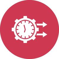 Fast Time 3D Line Art Piece vector