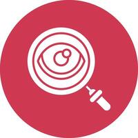 Eye Recognition Interactive Icon Badge vector