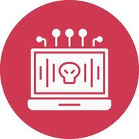 Hacker Wireframe Illustration vector
