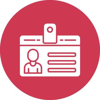 Identification Card UI Concept Symbol vector