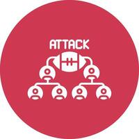 Offensive Shadowed Icon Style vector