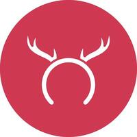Reindeer Antlers Interactive Display Symbol vector