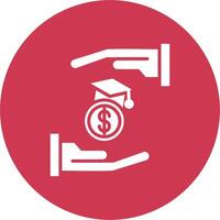 Scholarship Sleek Graphic Mark vector