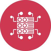 Technology Integration Subtle Shadow Icon vector