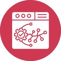 Version Control Subtle UI Style vector