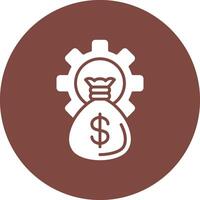 Asset Management 3D Line Art Piece vector