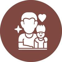Best Dad Geometric Shape Symbol vector