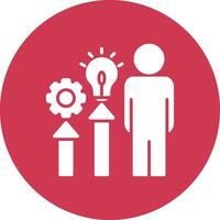 Incremental App Style Badge vector