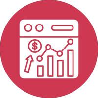 Web Analytics Outlined App Visual vector