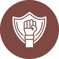 Civil Rights Dark Theme Element vector