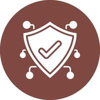Cyber Security Modern Tech Icon vector