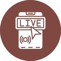Live Minimal Concept Visual vector