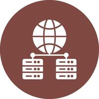 Network Server Minimalist Graphic vector