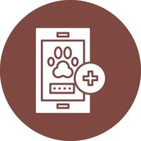 Phone Monochrome UI Visual vector