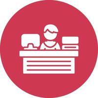 Workplace Color Block Design vector